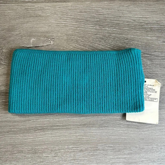 Vintage Charlotte Hornets NBA Head / Ear Warmer NOS NWT Made in USA Deadstock - Picture 3 of 5